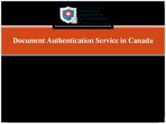 Document Authentication Service | The Document Legalization of Canada
