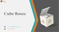 Cube cardboard boxes and Point of Sale Material in USA PowerPoint PPT Presentation