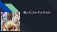 HAIR COLOR IDEAS FOR WOMEN 1 PowerPoint PPT Presentation
