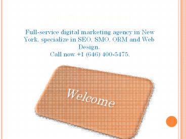 SMO Services In NYC – Hire Experts To Develop Your Business