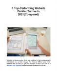 8 Top-Performing Website Builder To Use In 2021(Compared) PowerPoint PPT Presentation