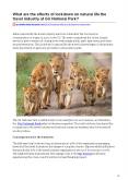 What are the effects of lockdown on natural life the travel industry at Gir National Park? PowerPoint PPT Presentation