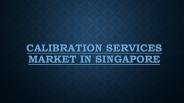 Service segments of Calibration Company Singapore