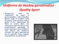 Uniforme de Hockey personnalisé - Quality Sport PowerPoint PPT Presentation