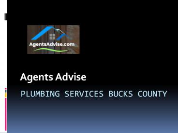 Plumbing Services Bucks County