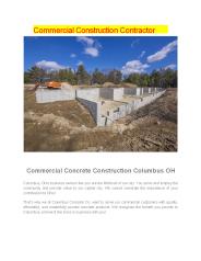 Commercial Construction Contractor