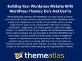 Building Your Wordpress Website With WordPress Themes: Do's And Don'ts PowerPoint PPT Presentation
