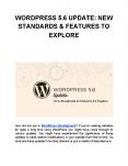 WORDPRESS 5.6 UPDATE: NEW STANDARDS & FEATURES TO EXPLORE PowerPoint PPT Presentation
