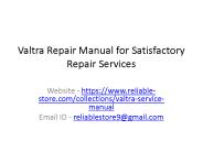 Valtra Repair Manual