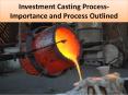 Know the features of investment casting PowerPoint PPT Presentation
