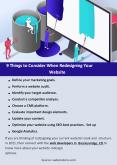 9 Things to Consider When Redesigning Your Website PowerPoint PPT Presentation