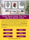 Home Decor Items to Buy Second Hand