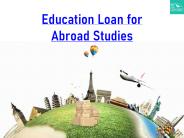 Education loan for abroad studies