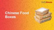 Custom Chinese Food Boxes