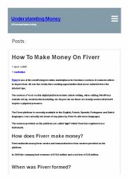 how to make money on Fiverr