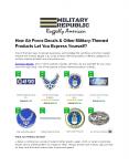 How Air Force Decals & Other Military-Themed Products Let You Express Yourself?