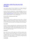 AMAZING LIFESTYLE BLOGS FOR WOMEN PowerPoint PPT Presentation