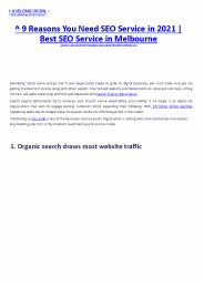 Why You Need SEO Services?