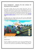 Game Development - Choosing The Best Company For Development of Your Application PowerPoint PPT Presentation