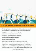 5 Ways SEO Can Grow Your Business PowerPoint PPT Presentation