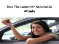 Hire The Locksmith Services in Atlanta PowerPoint PPT Presentation