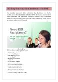 ISO Implementation Assistance in UAE PowerPoint PPT Presentation