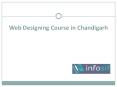 Web Designing Course in Chandigarh PowerPoint PPT Presentation