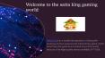 Welcome to the satta king gaming world PowerPoint PPT Presentation