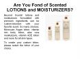 Are You Fond of Scented LOTIONS and MOISTURIZERS? PowerPoint PPT Presentation