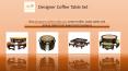 Designer Coffee Table Set