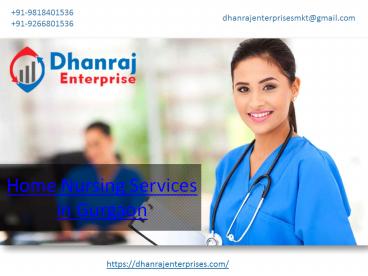 Best Home Nursing Services in Gurgaon