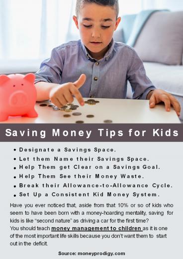 Saving Money Tips for Kids