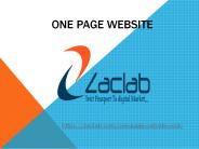 One page website
