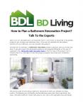 How to Plan a Bathroom Renovation Project? Talk To the Experts PowerPoint PPT Presentation
