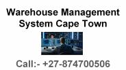 Warehouse Management System Cape Town