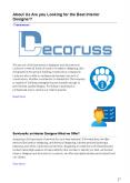 Decoruss PowerPoint PPT Presentation