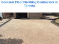 Concrete Floor Finishing Contractors in Toronto PowerPoint PPT Presentation