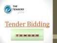 Tender bidding PowerPoint PPT Presentation