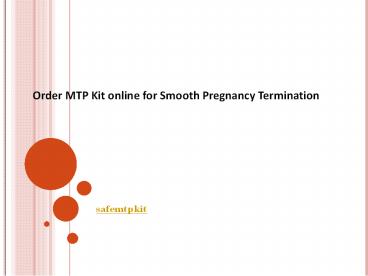 Order MTP Kit online for Smooth Pregnancy Termination