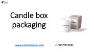 Candle box packaging with Printed logo & Design in London