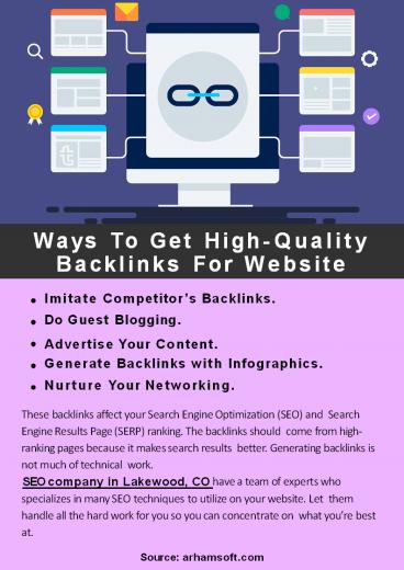 Ways To Get High-Quality Backlinks For Website