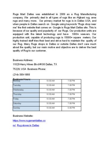 Rugs Mart Dallas (1)