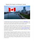Reasons Why People Love Studying In Canada PowerPoint PPT Presentation
