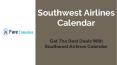 Southwest Airlines Calendar (2) PowerPoint PPT Presentation