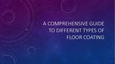A comprehensive guide to different types of floor presentation | free ...