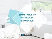 IMPORTANCE OF BATHROOM RENOVATION IN DENISTONE