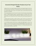 Innovative Designed Garden Products As per Your Needs PowerPoint PPT Presentation