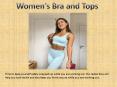 Women' Bras & Tops | Ribbed Sports Bra | Seamless Bra PowerPoint PPT Presentation