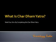 What is Charhdam Yatra