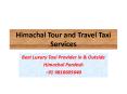 Himachal Taxi Services PowerPoint PPT Presentation